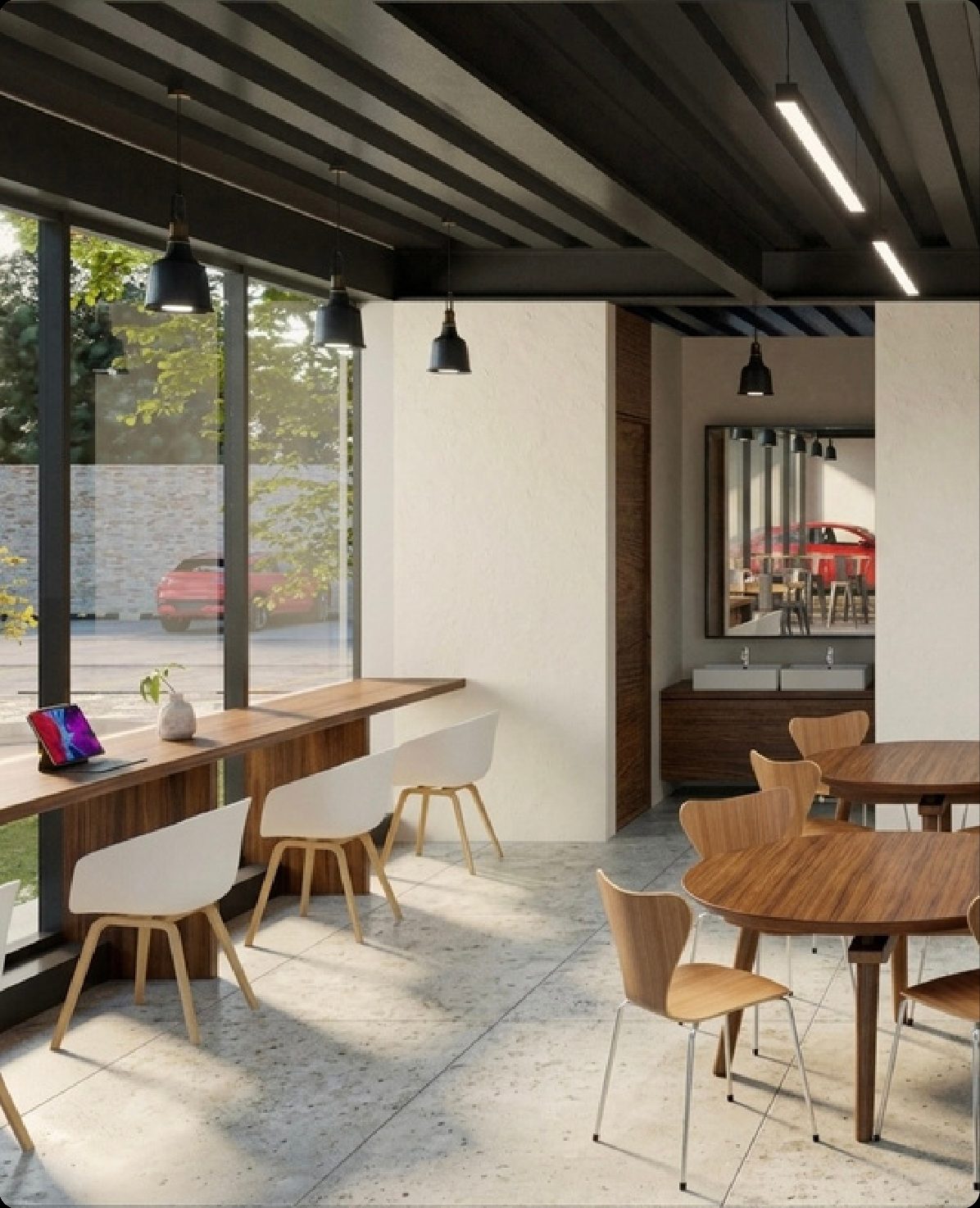 Cafetería ejecutiva del Business Center